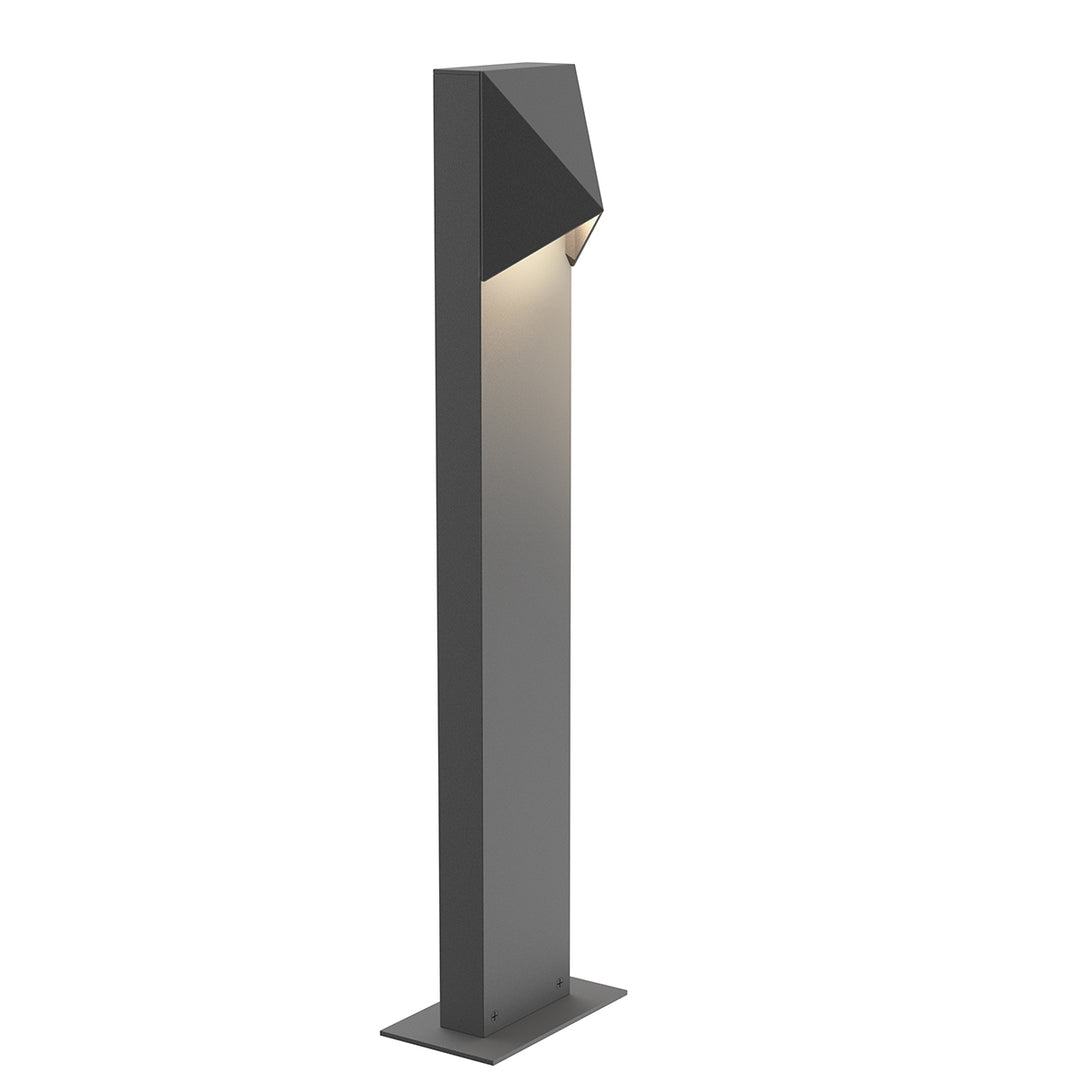 Triform Compact LED Bollard in Textured Gray - available from The Lighting Shoppe, trusted by Canadian homeowners