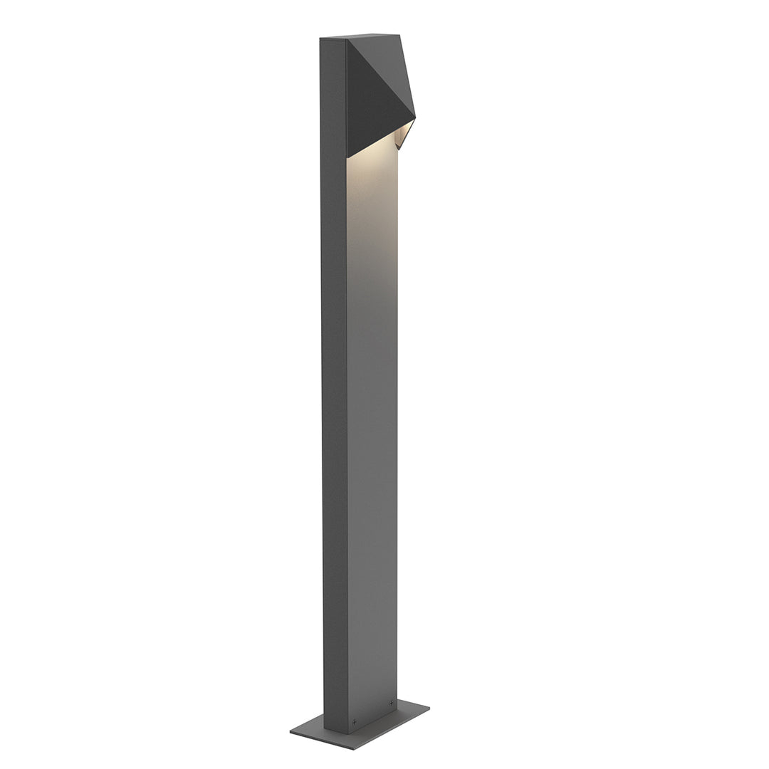 Triform Compact LED Bollard in Textured Gray - available from The Lighting Shoppe, trusted by Canadian homeowners