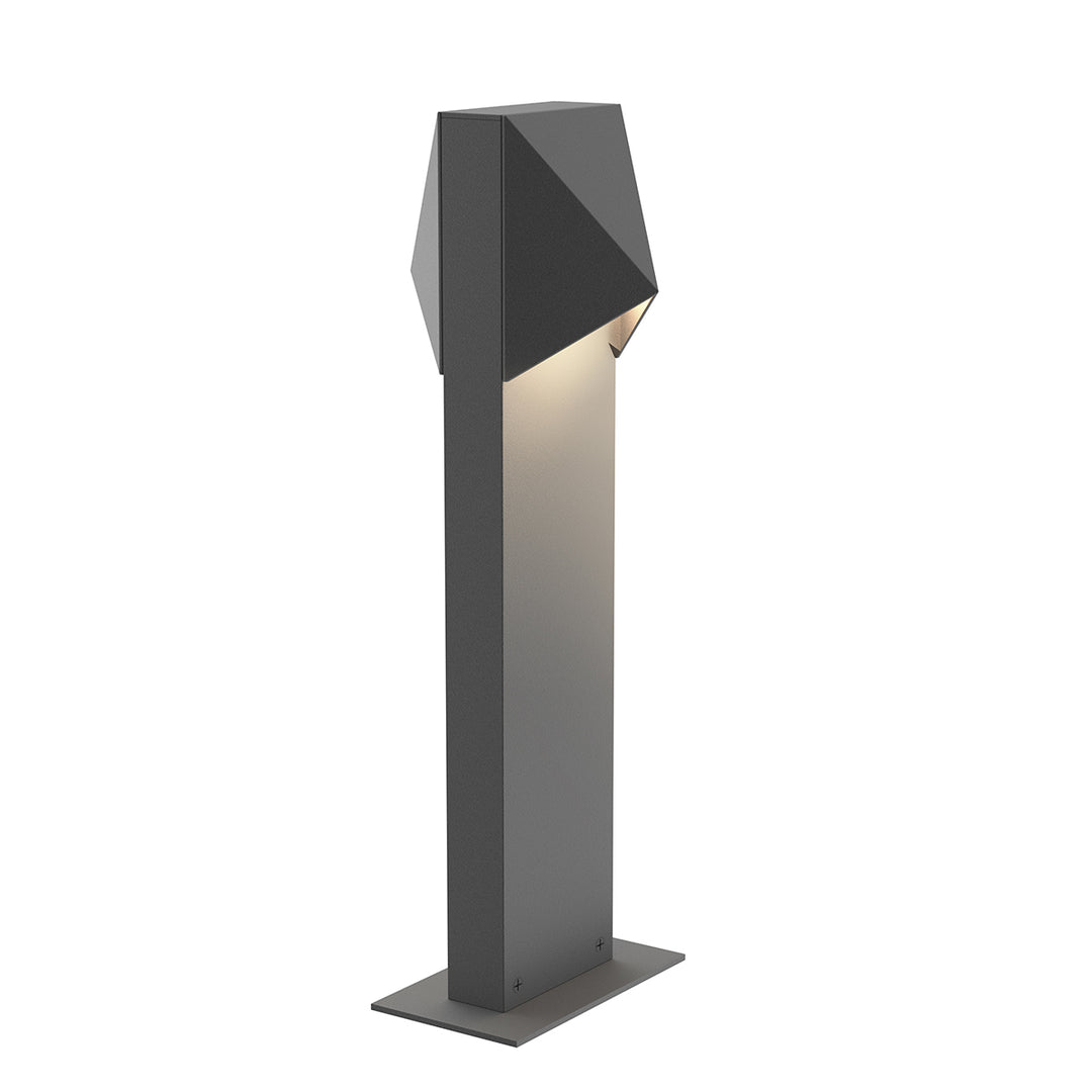 Triform Compact LED Bollard in Textured Gray - available from The Lighting Shoppe, trusted by Canadian homeowners