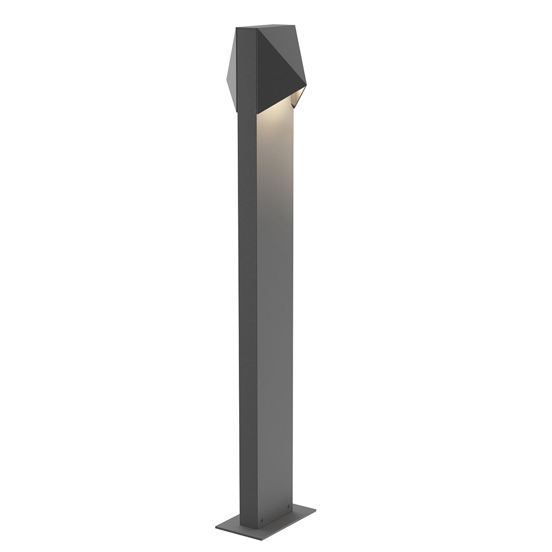 Triform Compact LED Bollard in Textured Gray - available from The Lighting Shoppe, trusted by Canadian homeowners
