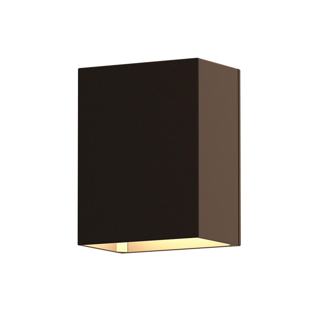 Box LED Wall Sconce in Textured Bronze - available from The Lighting Shoppe, trusted by Canadian homeowners