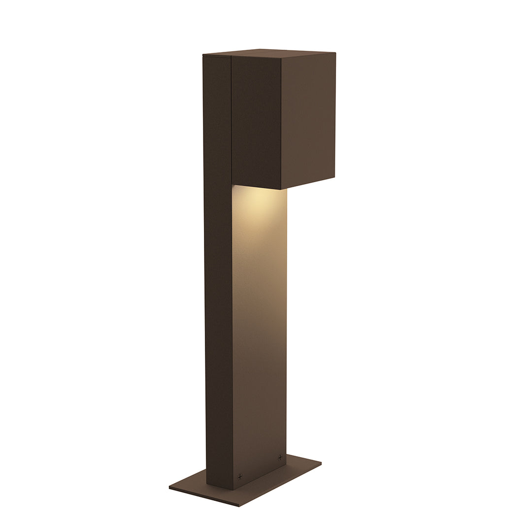 Box LED Bollard in Textured Bronze - available from The Lighting Shoppe, trusted by Canadian homeowners