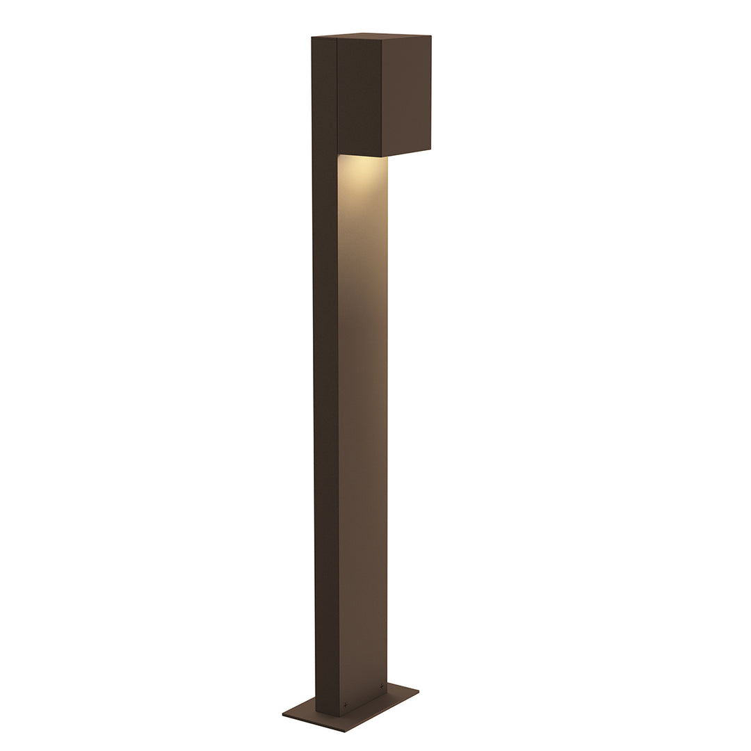 Box LED Bollard in Textured Bronze - available from The Lighting Shoppe, trusted by Canadian homeowners