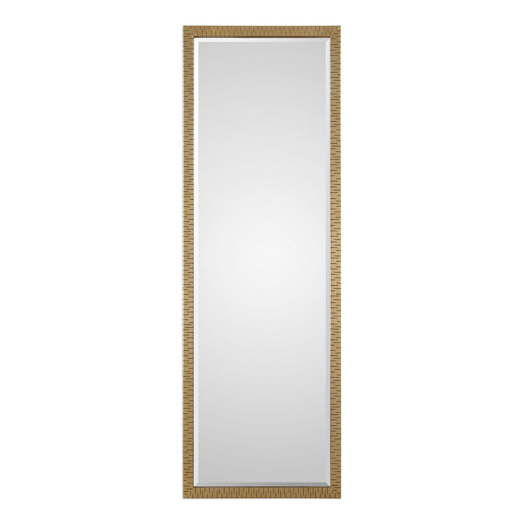 Vilmos Mirror in Metallic Gold Leaf - available from The Lighting Shoppe, trusted by Canadian homeowners