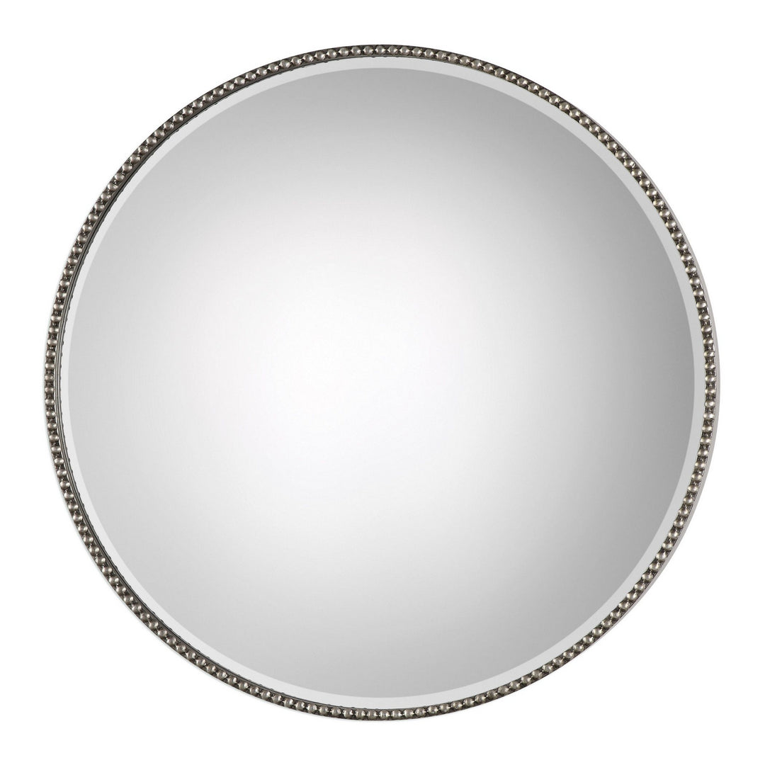Stefania Mirror in Antiqued Silver Leaf - available from The Lighting Shoppe, trusted by Canadian homeowners