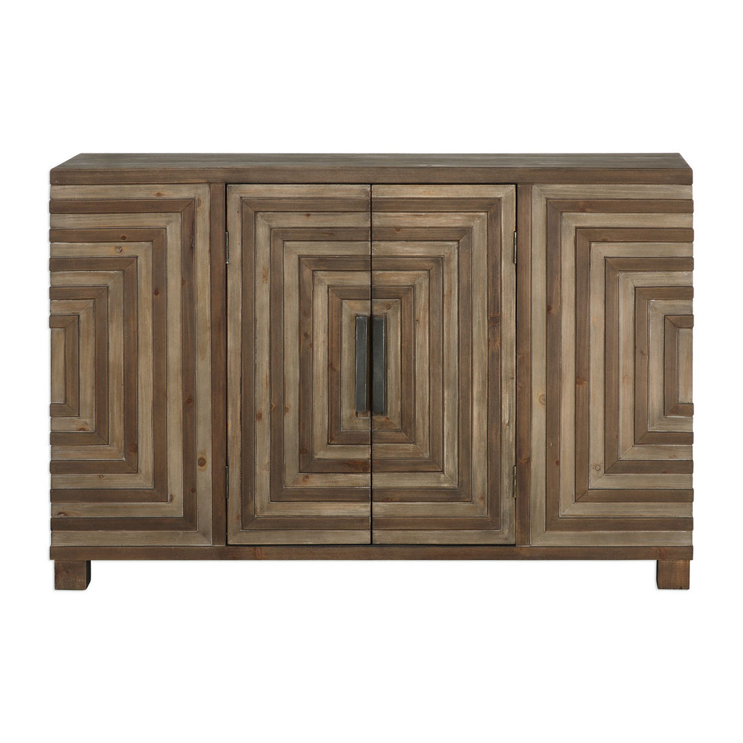 Layton Console Cabinet in Rustic Two Toned - available from The Lighting Shoppe, trusted by Canadian homeowners