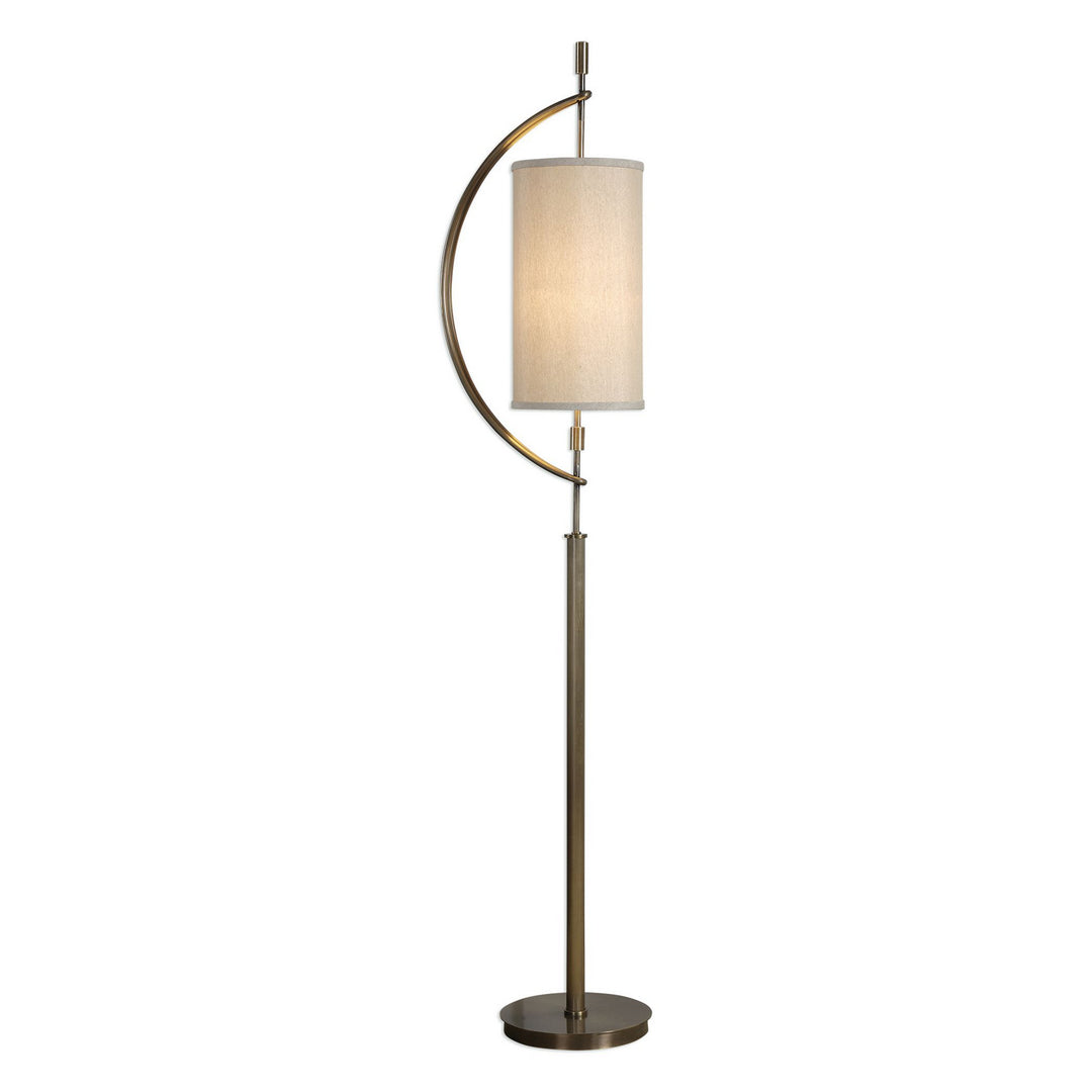 Balaour One Light Floor Lamp in Antique Brass - available from The Lighting Shoppe, trusted by Canadian homeowners