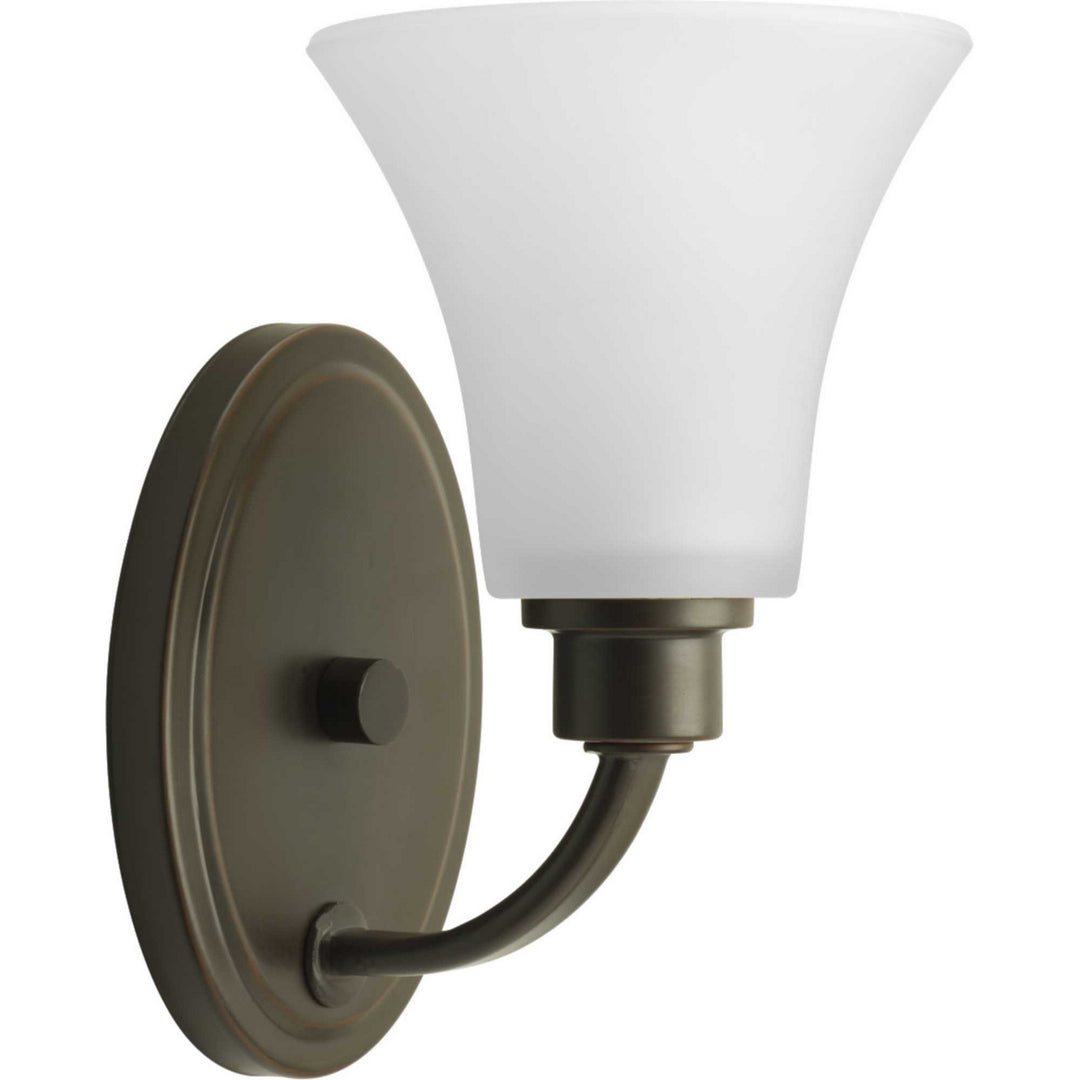 Joy One Light Bath Bracket in Antique Bronze - available from The Lighting Shoppe, trusted by Canadian homeowners