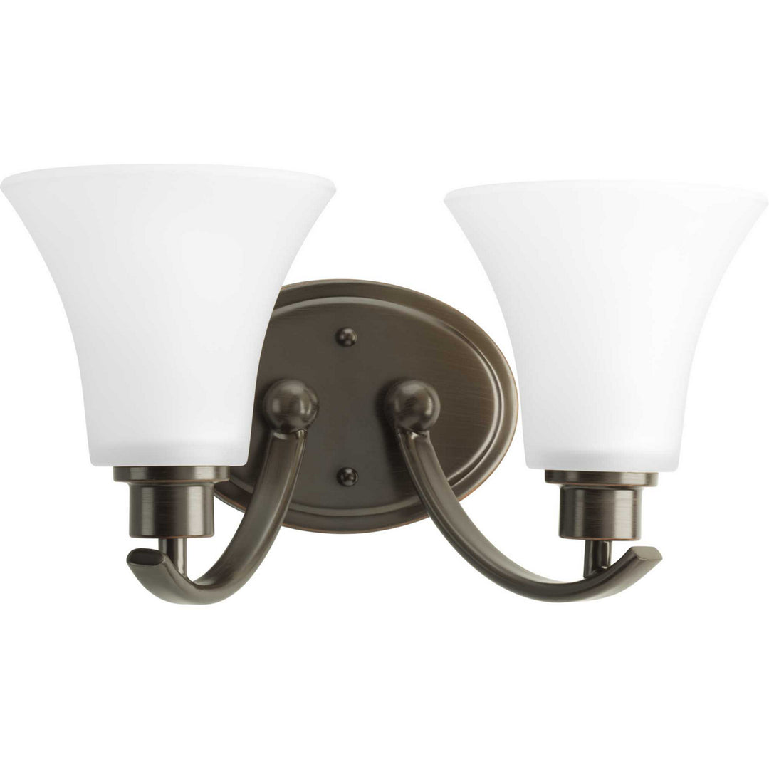Joy Two Light Bath Bracket in Antique Bronze - available from The Lighting Shoppe, trusted by Canadian homeowners