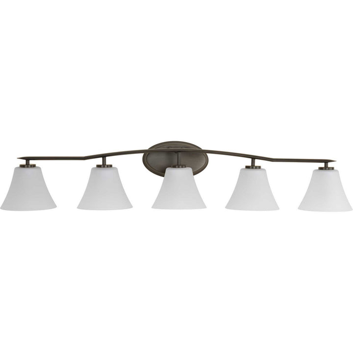 Bravo Five Light Bath Bracket in Antique Bronze - available from The Lighting Shoppe, trusted by Canadian homeowners