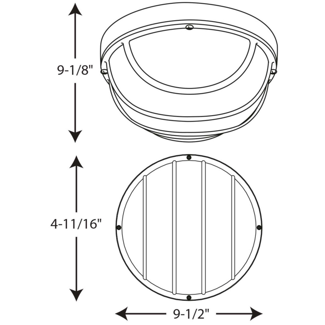 Progress Canada - P3650-3130K9 - LED Flush Mount - Bulkheads LED - Black