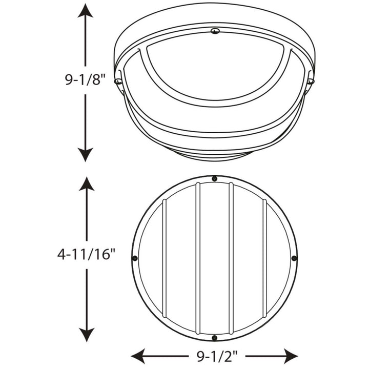 Progress Canada - P3650-3130K9 - LED Flush Mount - Bulkheads LED - Black