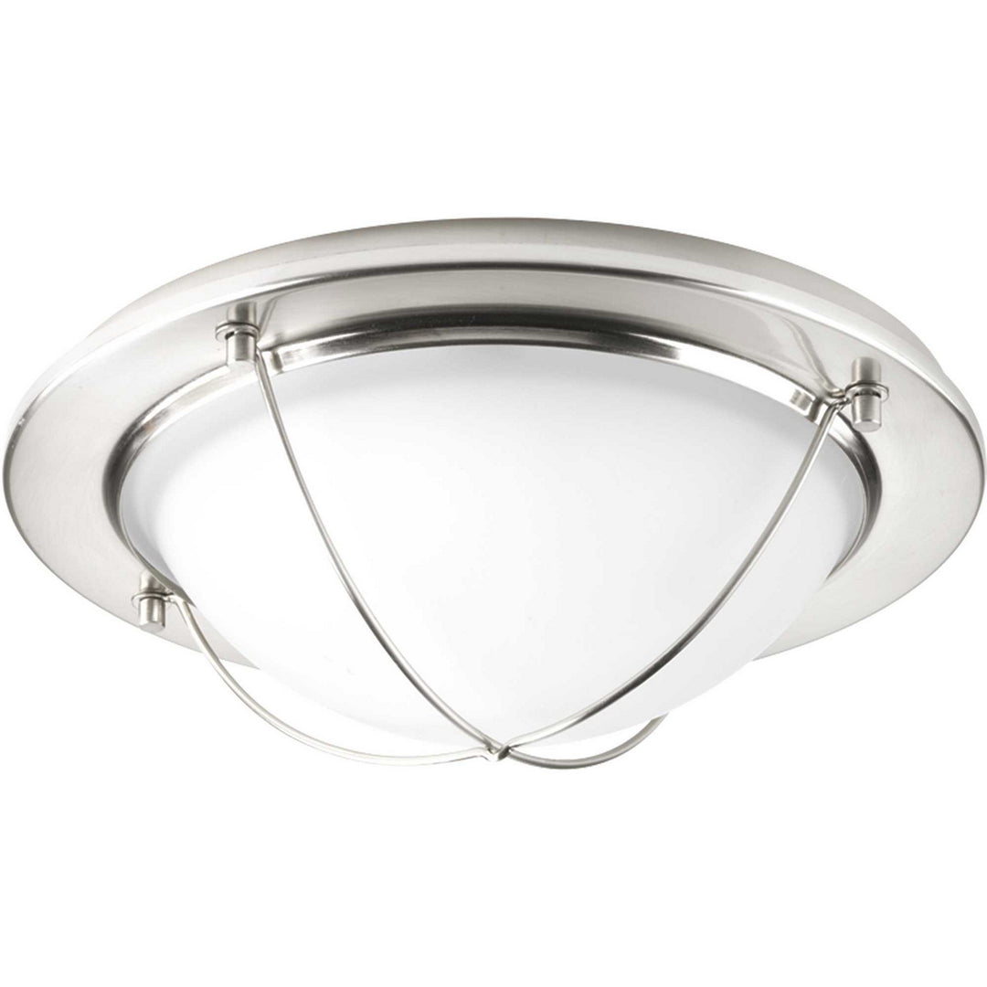 Portal LED LED Flush Mount in Brushed Nickel - available from The Lighting Shoppe, trusted by Canadian homeowners