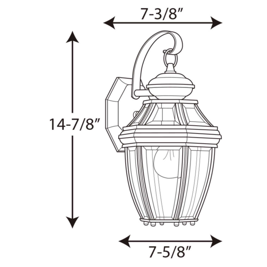 Progress Canada - P6610-31 - One Light Wall Lantern - New Haven - Black