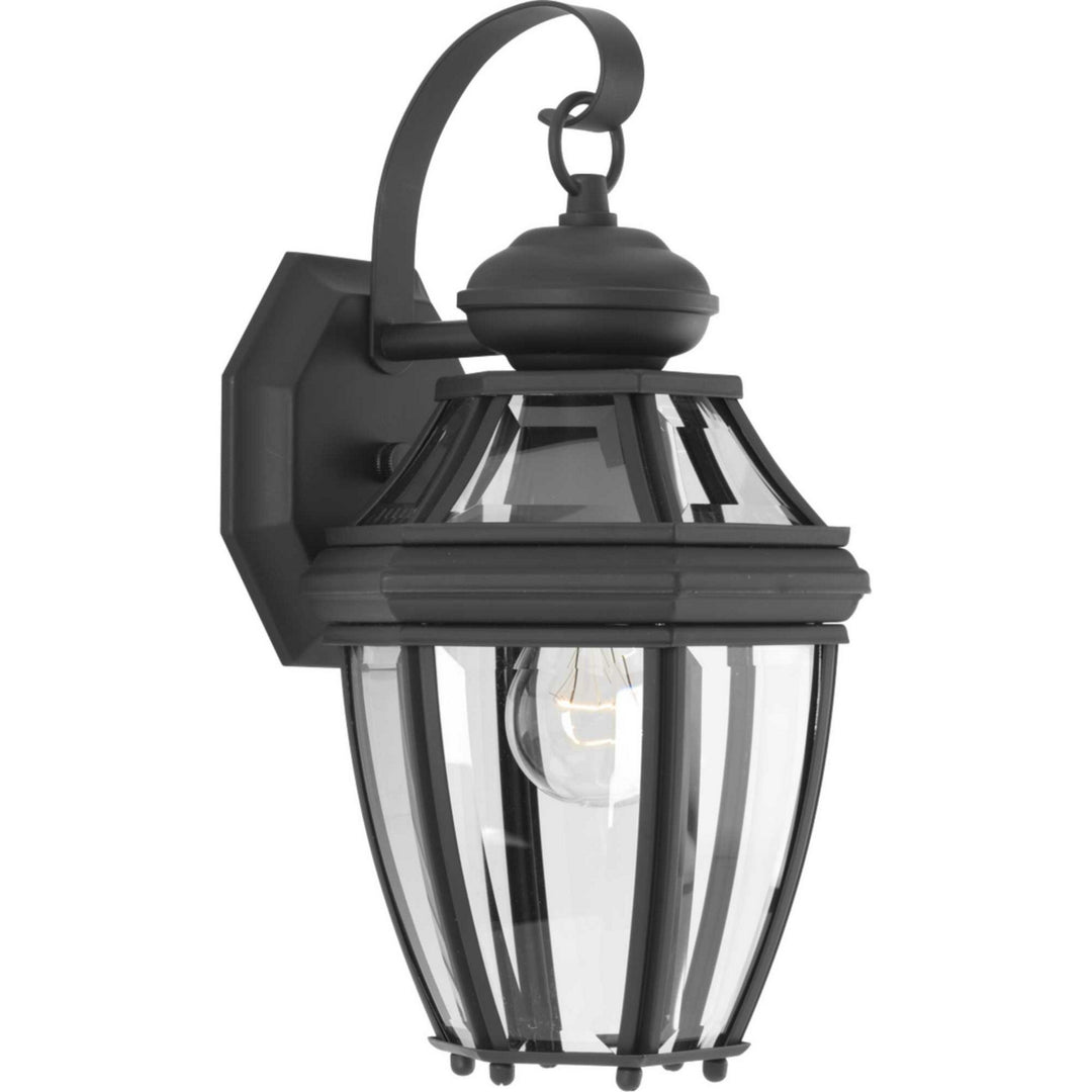 New Haven One Light Wall Lantern in Black - available from The Lighting Shoppe, trusted by Canadian homeowners