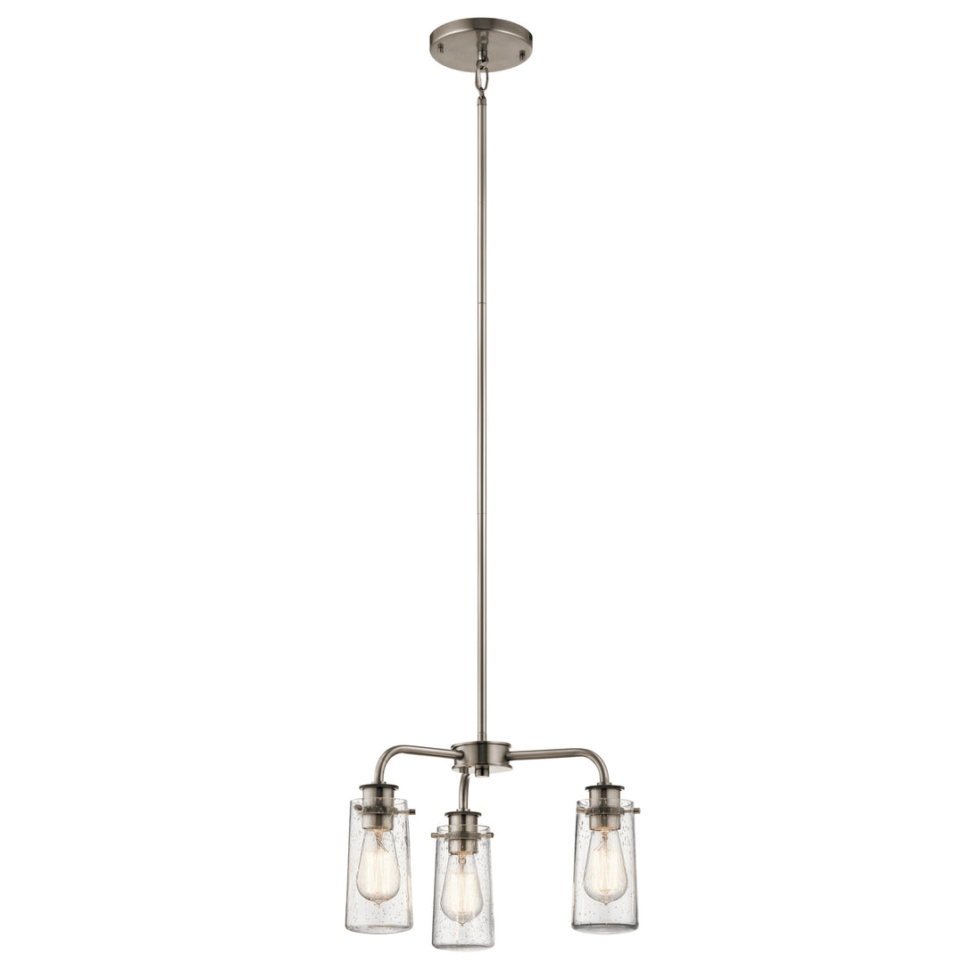 Kichler Canada - 43057CLP - Three Light Chandelier/Semi Flush - Braelyn - Classic Pewter