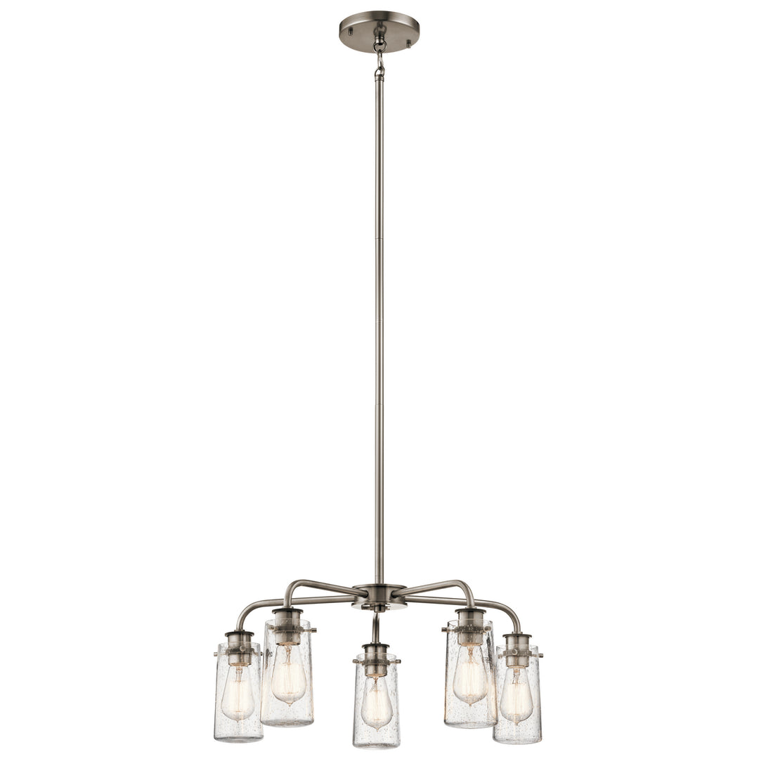 Kichler Canada - 43058CLP - Five Light Chandelier - Braelyn - Classic Pewter