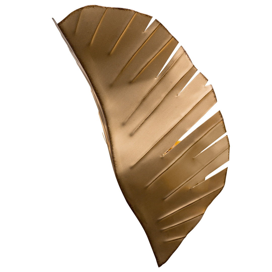 Varaluz - 901K02GO - Two Light Wall Sconce - Banana Leaf - Gold/Dark Edging