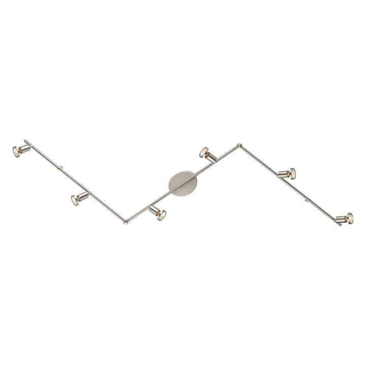 Eglo Canada - 200396A - Six Light Track - Buzz - Matte Nickel