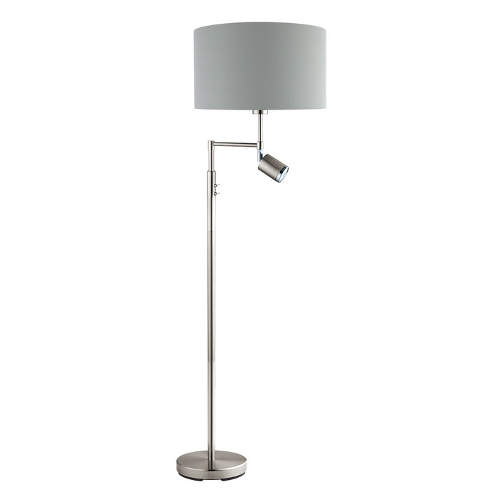 Eglo Canada - 201828A - Two Light Floor Lamp - Santander - Matte Nickel