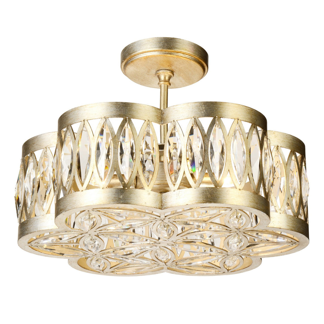 Nova Six Light Chandelier in Champagne - available from The Lighting Shoppe, trusted by Canadian homeowners