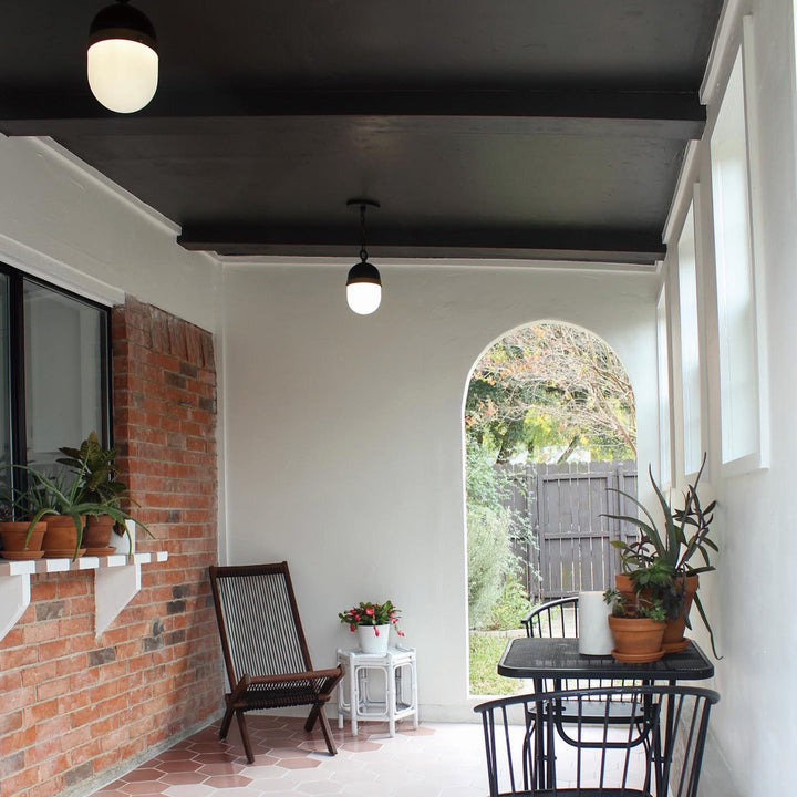 Crystorama - CAP-8501-MK-TG - One Light Outdoor Wall Sconce - Capsule - Matte Black + Textured Gold