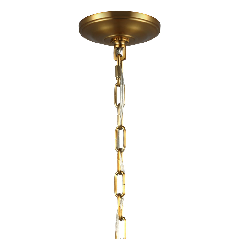 Visual Comfort Studio Canada - F3155/3BBS - Three Light Pendant - Lawler - Burnished Brass