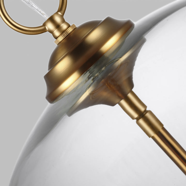 Visual Comfort Studio Canada - F3155/3BBS - Three Light Pendant - Lawler - Burnished Brass