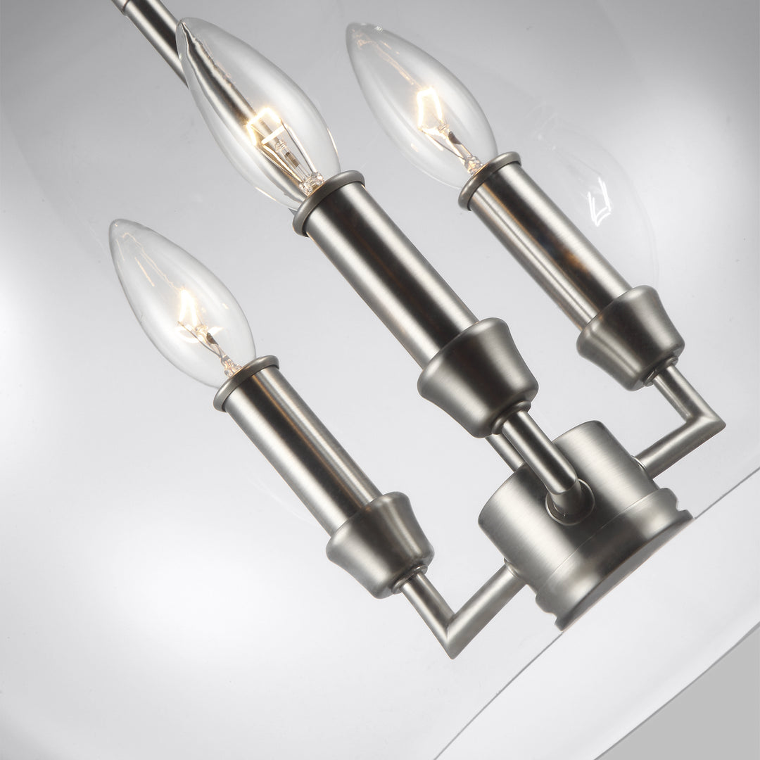 Visual Comfort Studio Canada - F3155/3SN - Three Light Pendant - Lawler - Satin Nickel