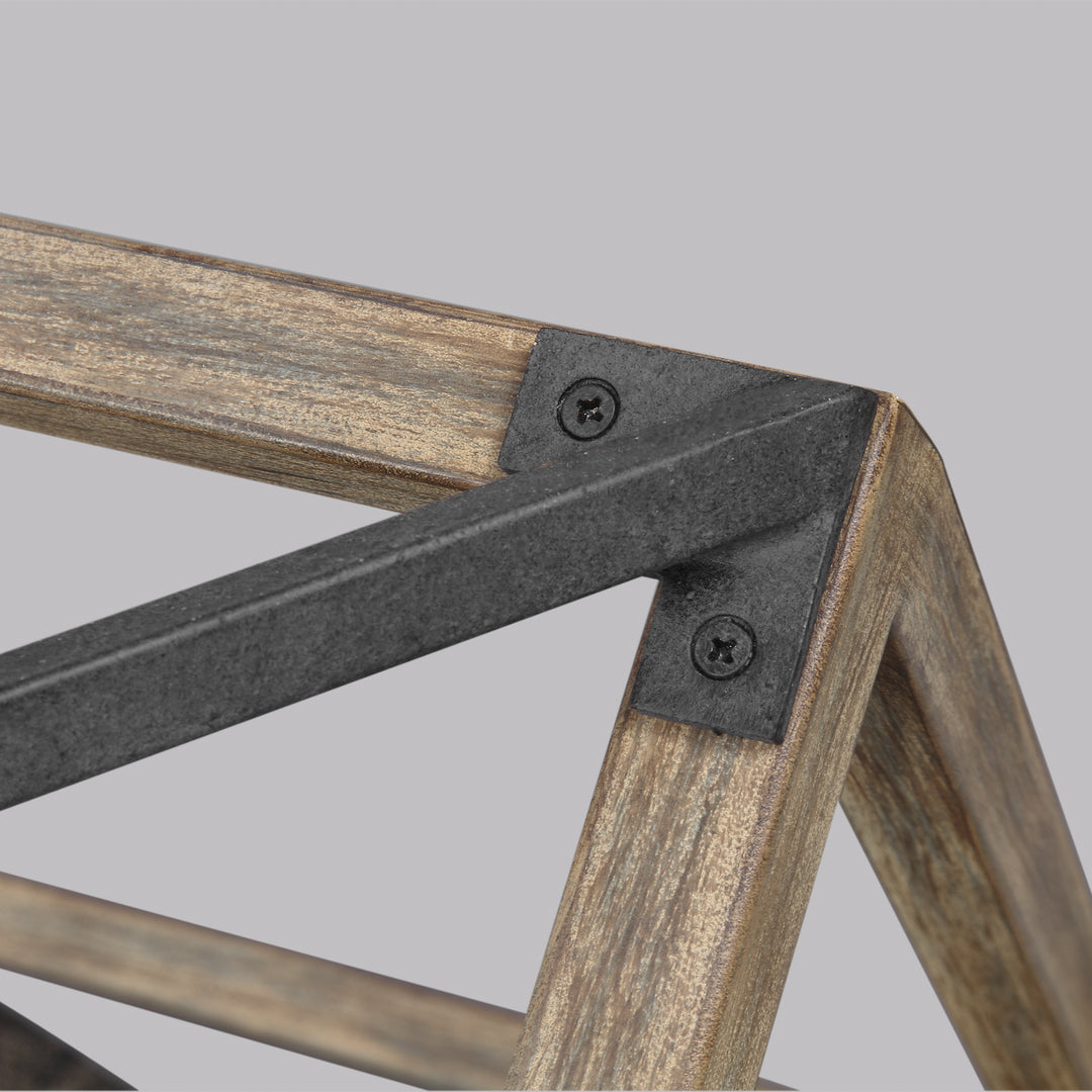Visual Comfort Studio Canada - F3192/6WOW/AF - Six Light Chandelier - Gannet - Weathered Oak Wood / Antique Forged Iron