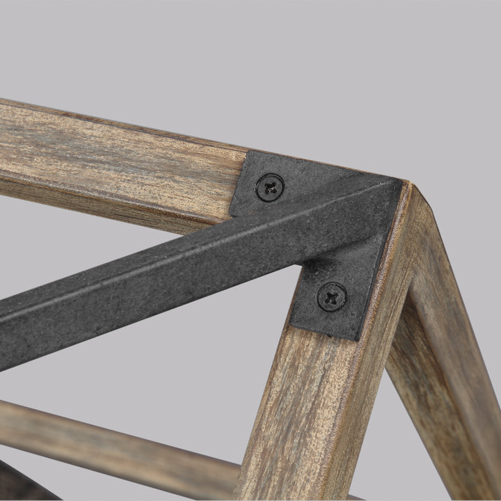 Visual Comfort Studio Canada - F3192/6WOW/AF - Six Light Chandelier - Gannet - Weathered Oak Wood / Antique Forged Iron