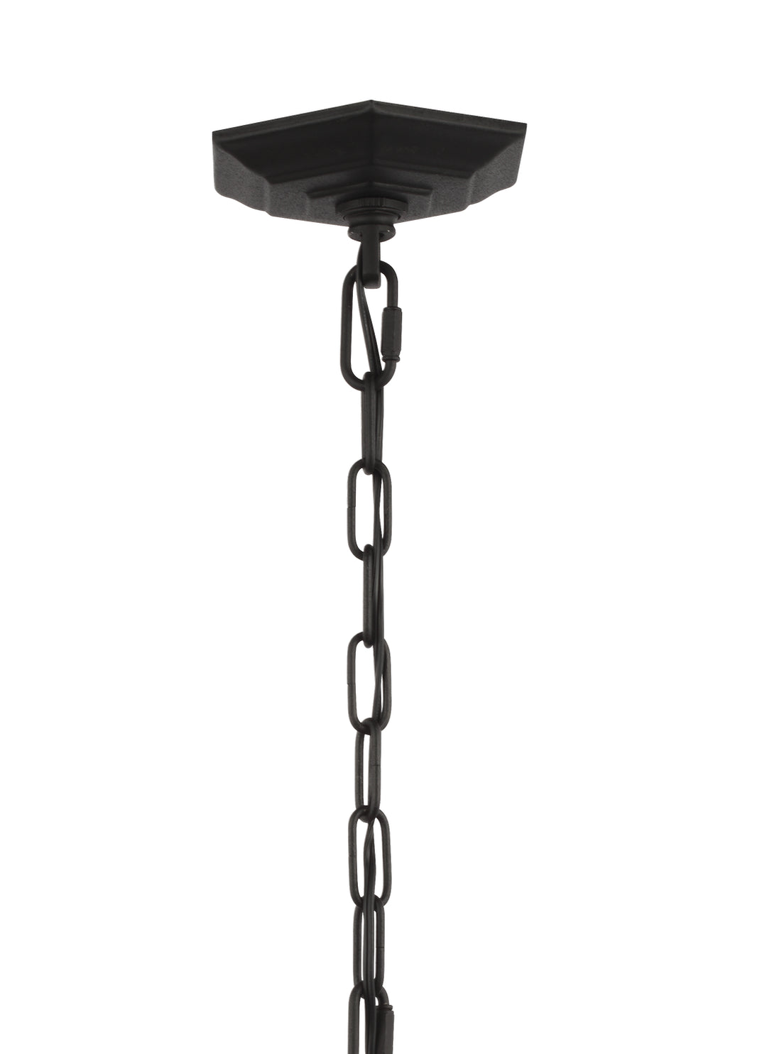 Generation Lighting Canada - OL5432BK - Three Light Hanging Lantern - Cotswold Lane - Black