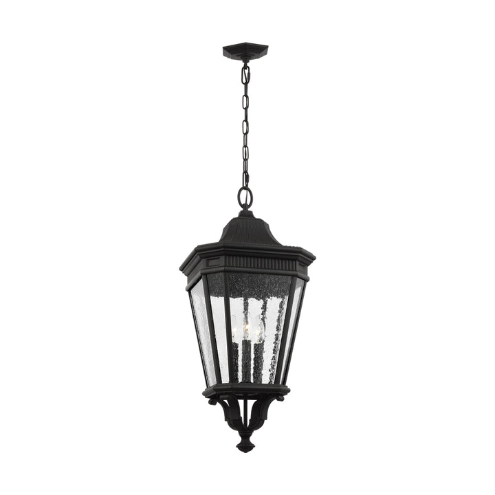 Cotswold Lane Three Light Hanging Lantern in Black - available from The Lighting Shoppe, trusted by Canadian homeowners