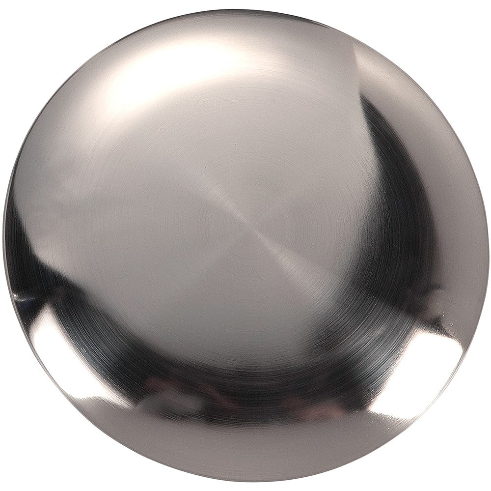 Minimalist Blanking Plate in Brushed Steel - available from The Lighting Shoppe, trusted by Canadian homeowners