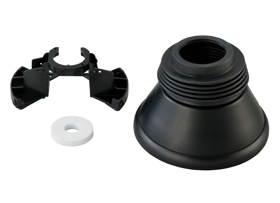 Minimalist Slope Ceiling Canopy Kit in Matte Black - available from The Lighting Shoppe, trusted by Canadian homeowners