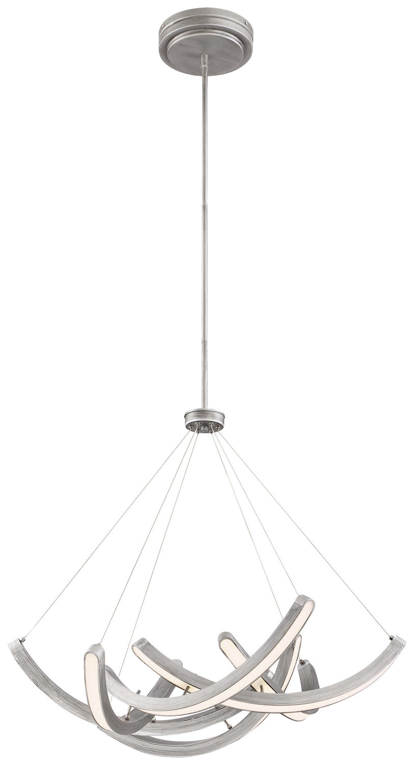 Swing Time LED Pendant in Brushed Silver - available from The Lighting Shoppe, trusted by Canadian homeowners