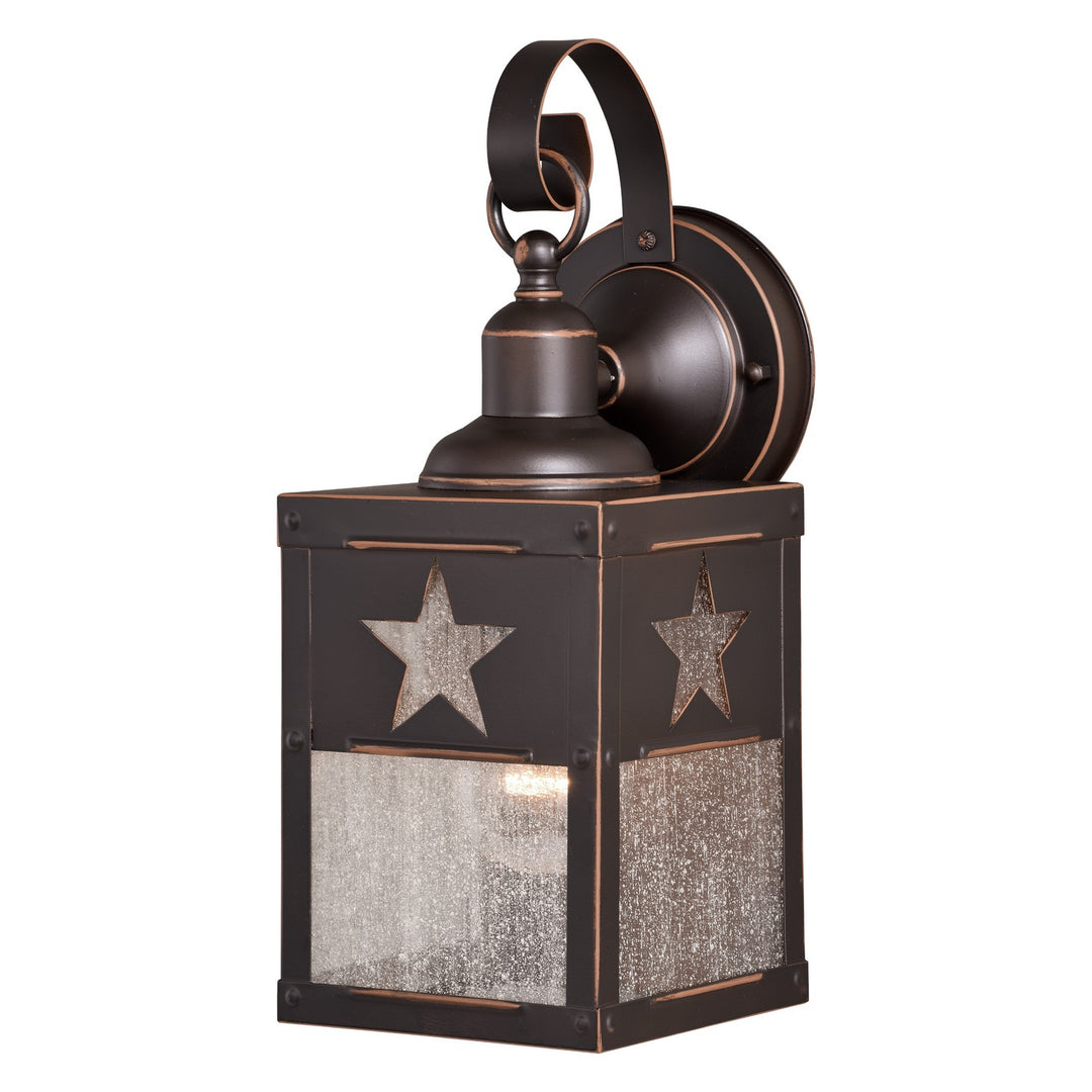 Ranger One Light Outdoor Wall Mount in Burnished Bronze