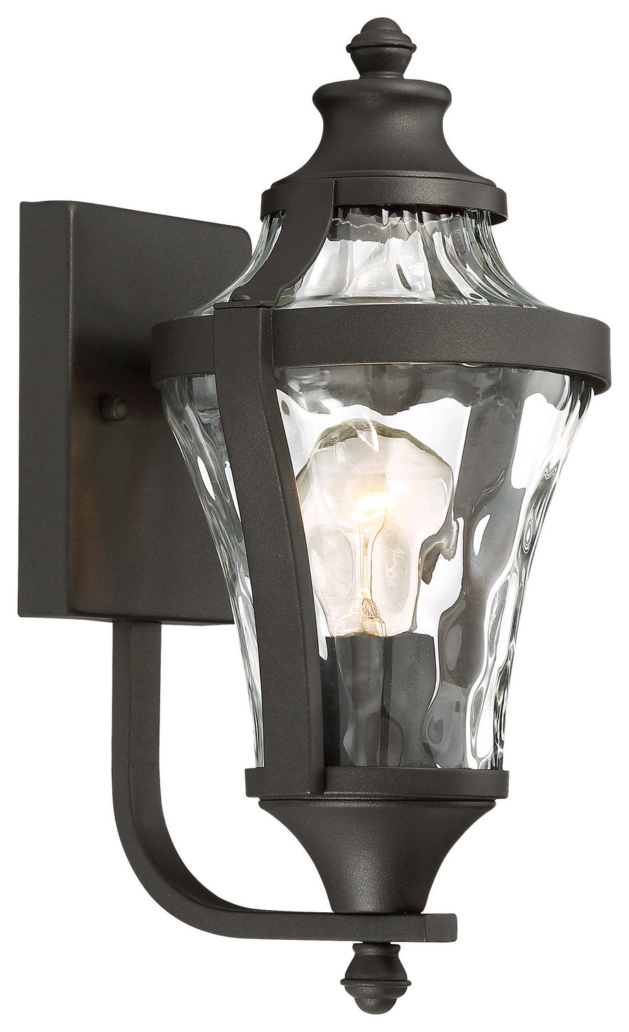 Libre One Light Outdoor Wall Lamp in Black - available from The Lighting Shoppe, trusted by Canadian homeowners