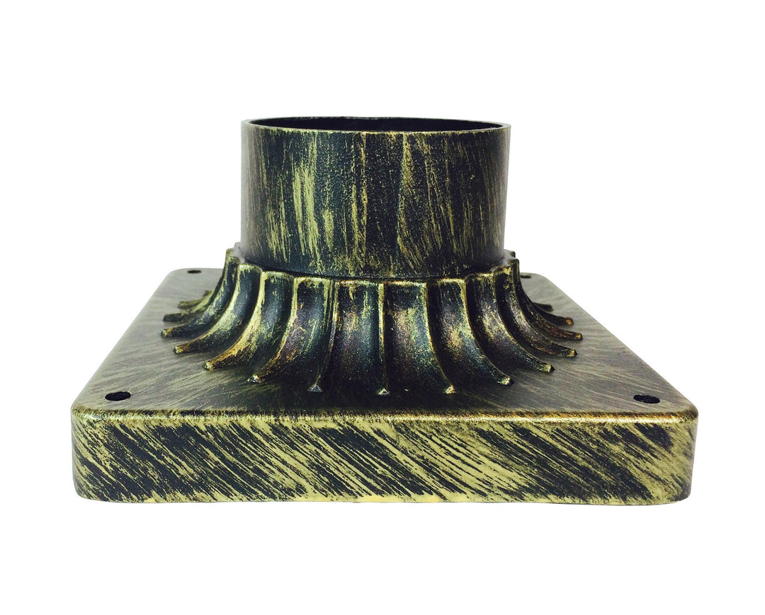 Pier Base Outdoor in Black Gold - available from The Lighting Shoppe, trusted by Canadian homeowners
