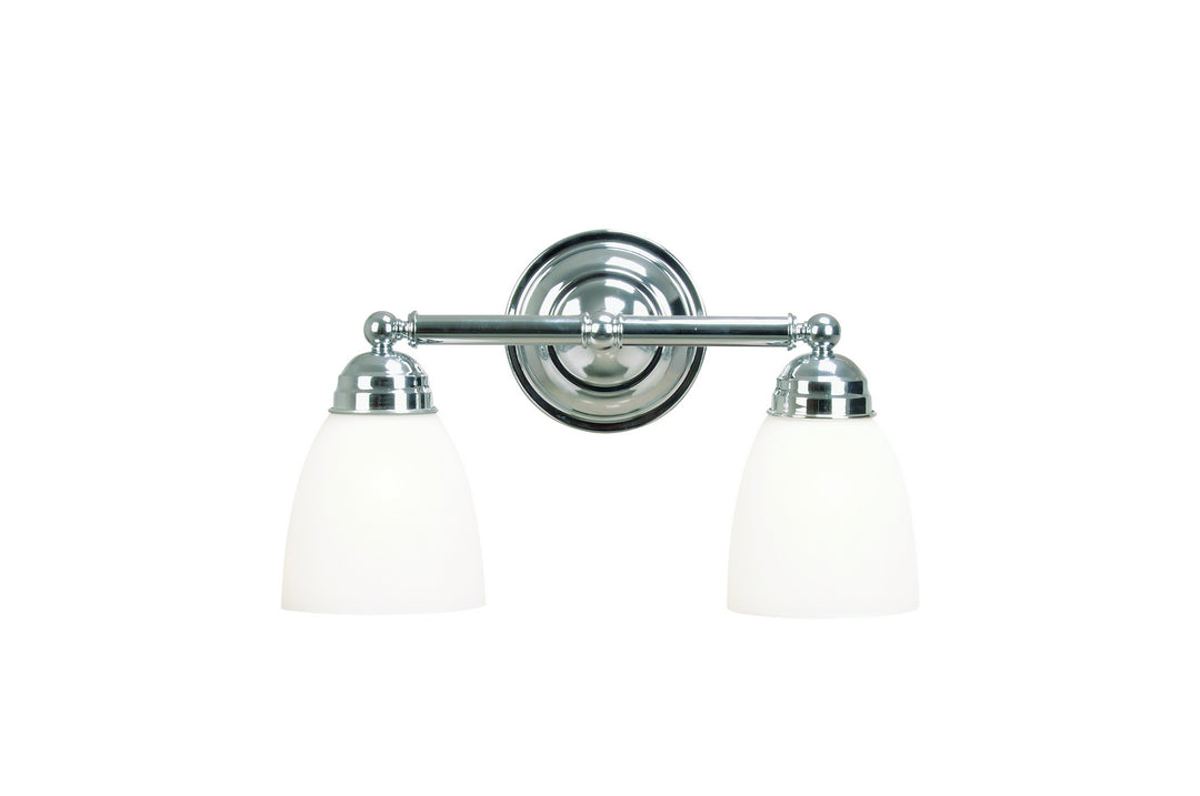 Two Light Bath in Polished Chrome - available from The Lighting Shoppe, trusted by Canadian homeowners