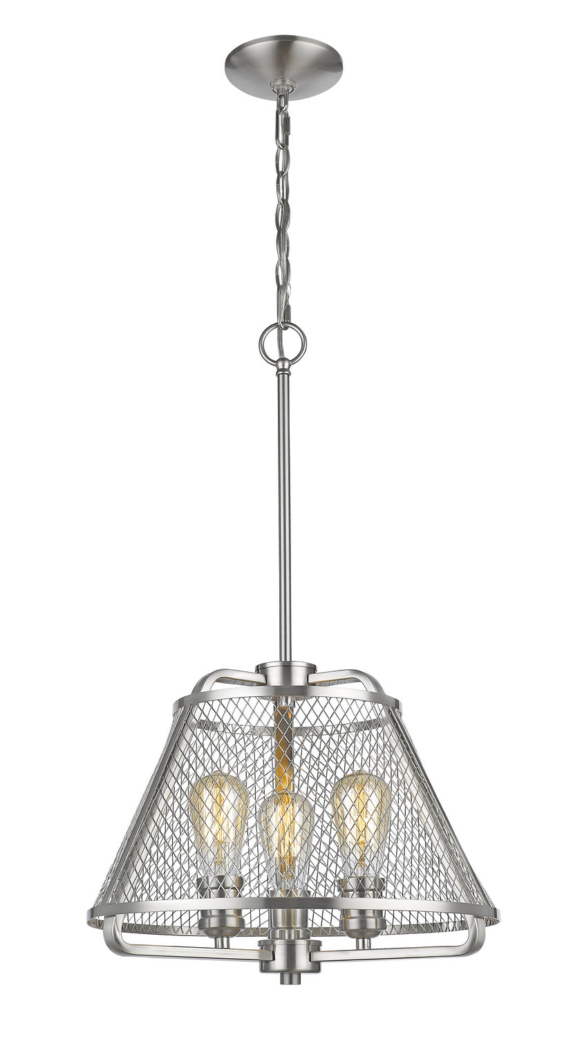 Z-Lite Canada - 451-16BN - Three Light Pendant - Iuka - Brushed Nickel