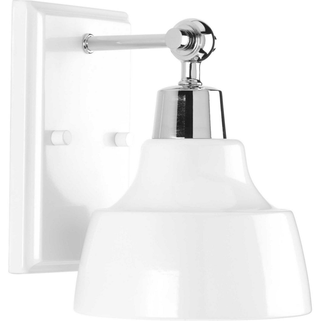 Bramlett One Light Bath in Polished Chrome - available from The Lighting Shoppe, trusted by Canadian homeowners