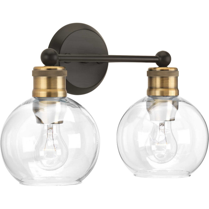 Hansford Two Light Bath in Antique Bronze - available from The Lighting Shoppe, trusted by Canadian homeowners
