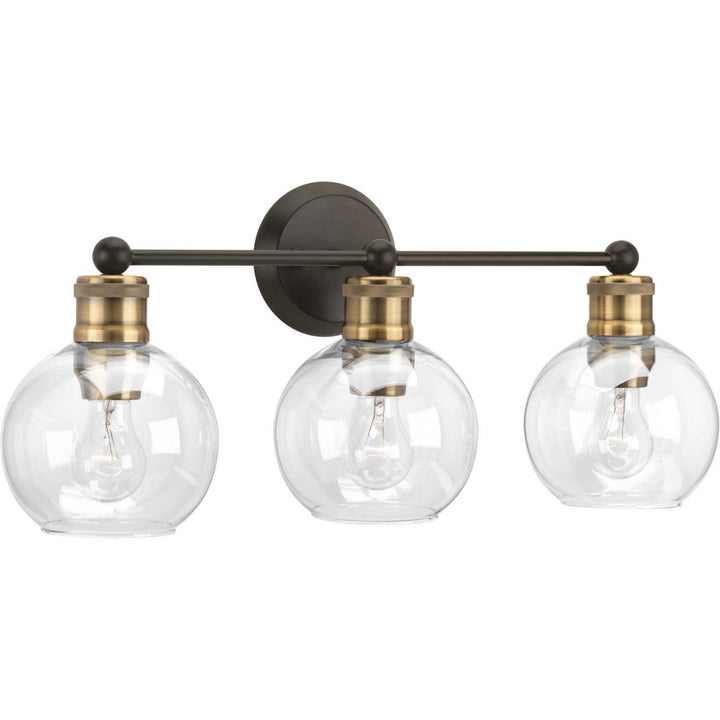 Hansford Three Light Bath in Antique Bronze - available from The Lighting Shoppe, trusted by Canadian homeowners