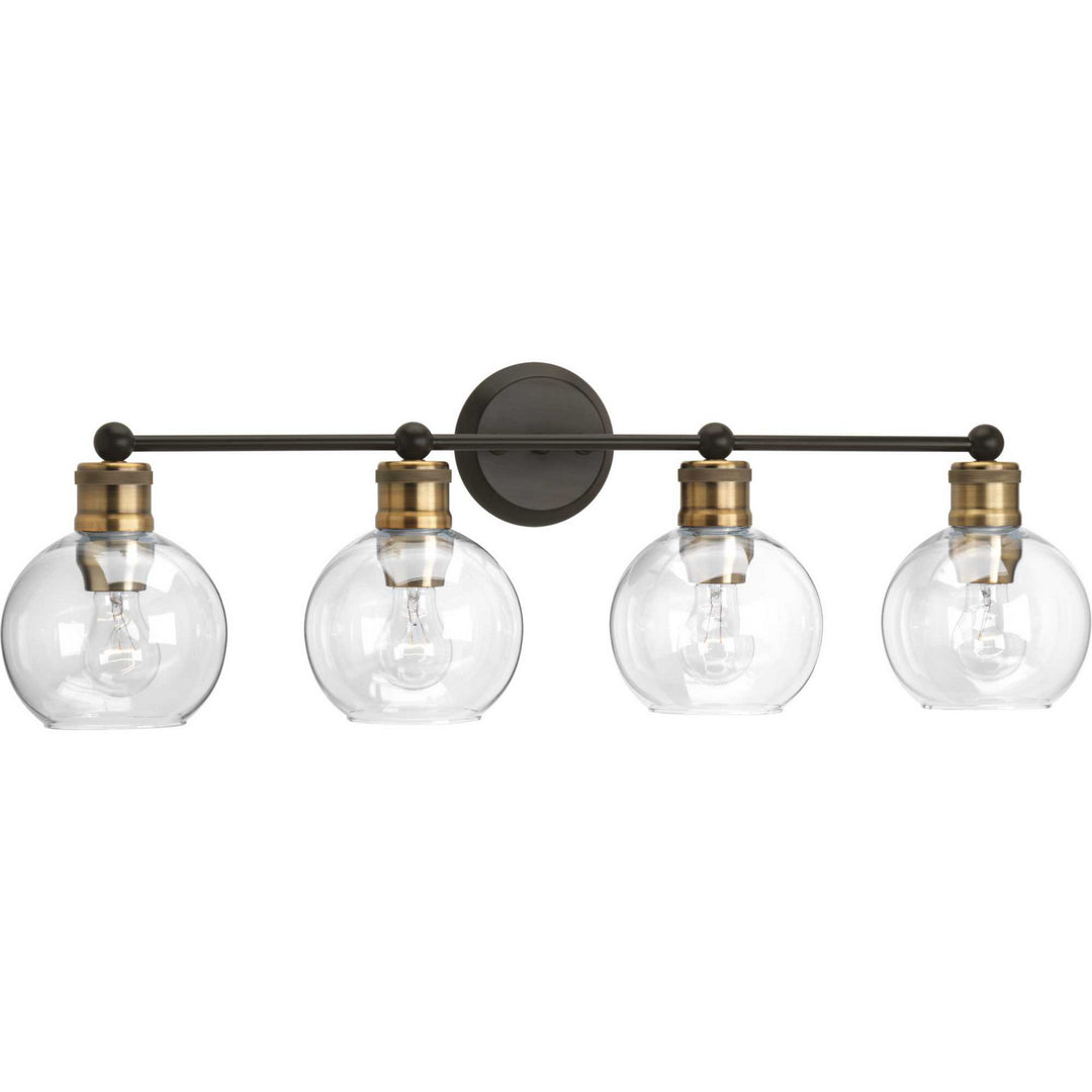 Hansford Four Light Bath in Antique Bronze - available from The Lighting Shoppe, trusted by Canadian homeowners
