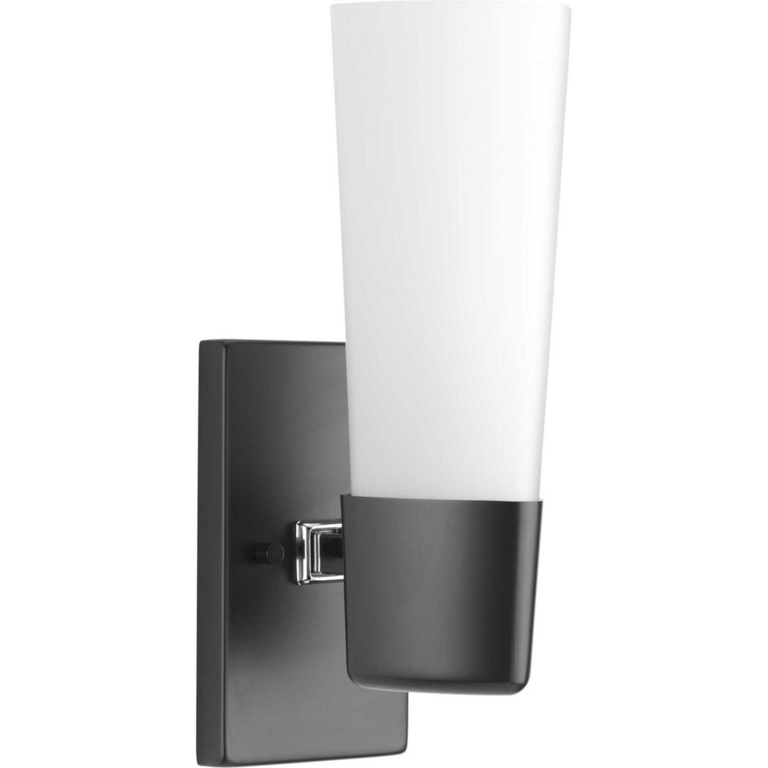 Zura One Light Bath in Black - available from The Lighting Shoppe, trusted by Canadian homeowners