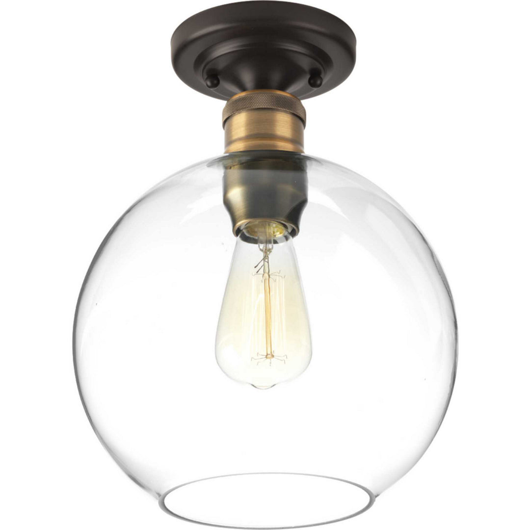 Progress Canada - P350046-020 - One Light Flush Mount - Hansford - Antique Bronze
