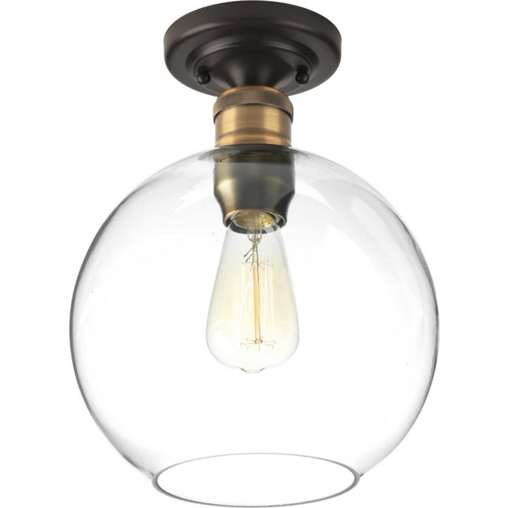 Progress Canada - P350046-020 - One Light Flush Mount - Hansford - Antique Bronze
