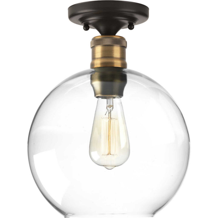 Progress Canada - P350046-020 - One Light Flush Mount - Hansford - Antique Bronze