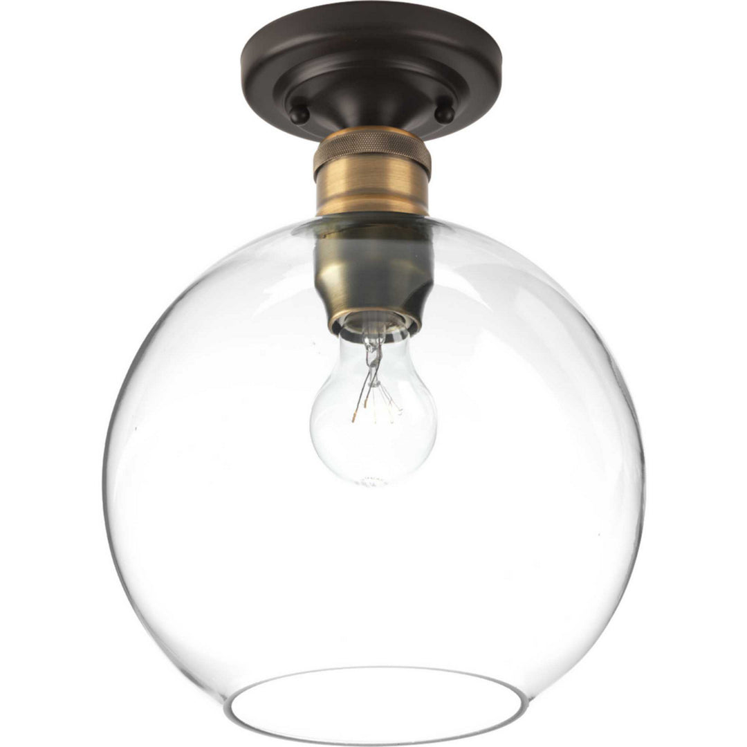 Progress Canada - P350046-020 - One Light Flush Mount - Hansford - Antique Bronze